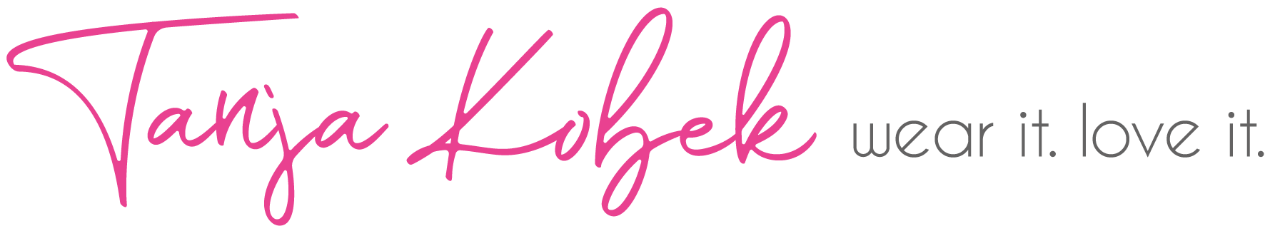 Logo-Tanja Kobek, wear it. love it.